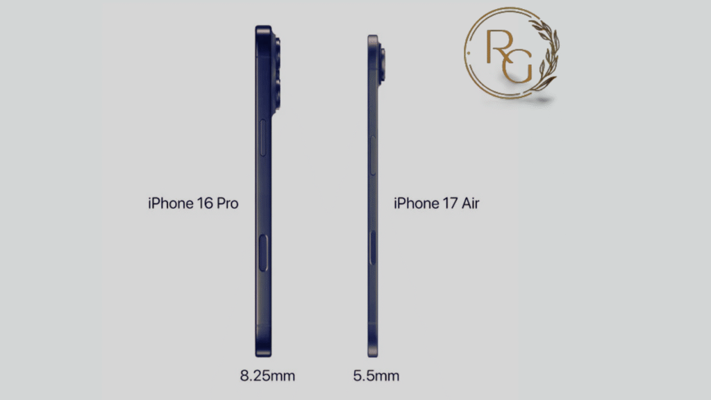 Leaked image of the new iPhone 17 showing new camera design and iOS 17 home screen
