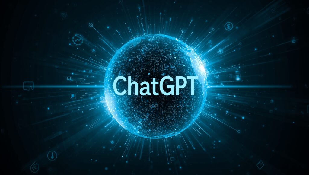 a image shown ChatGPT glowing