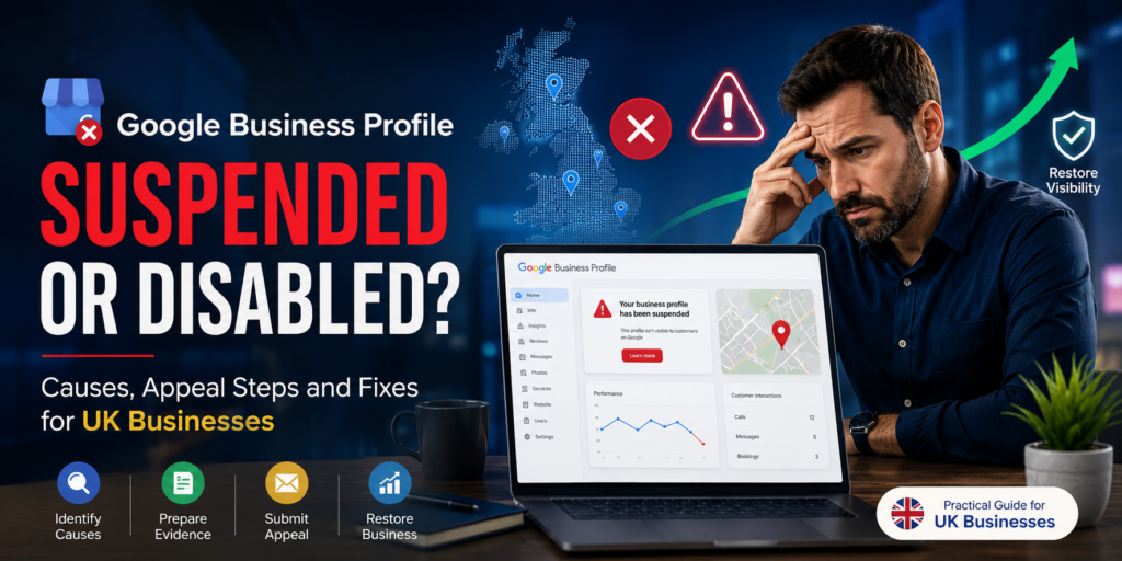 Google Business Profile suspension help