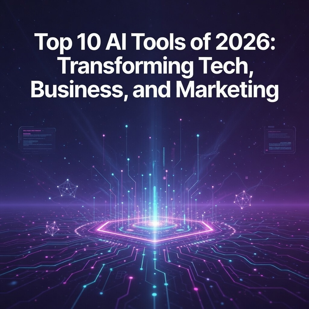 Top 10 AI Tools of 2026: Transforming Tech, Business, and Marketing Top 10 AI Tools of 2026: Transforming Tech, Business, and Marketing