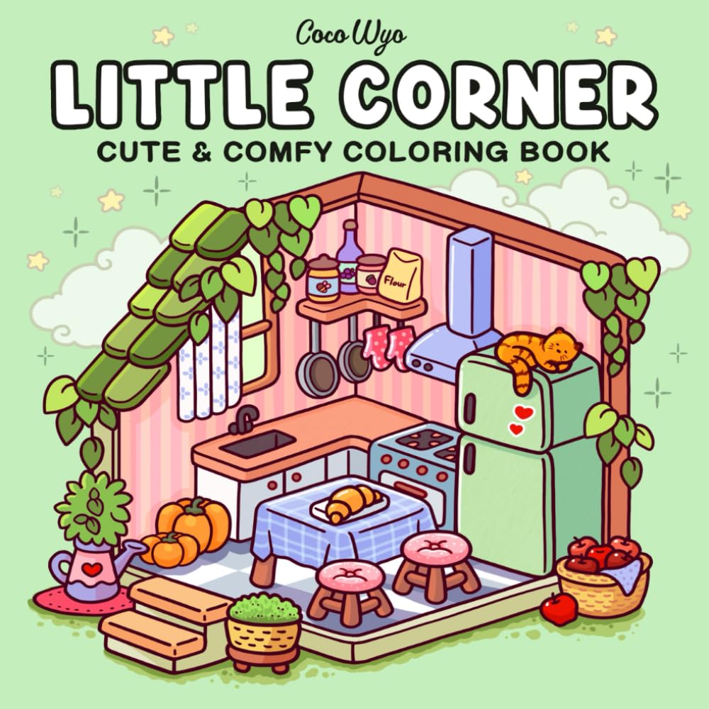 Little Corner Coloring Book – Cozy Designs for Adults and Teens