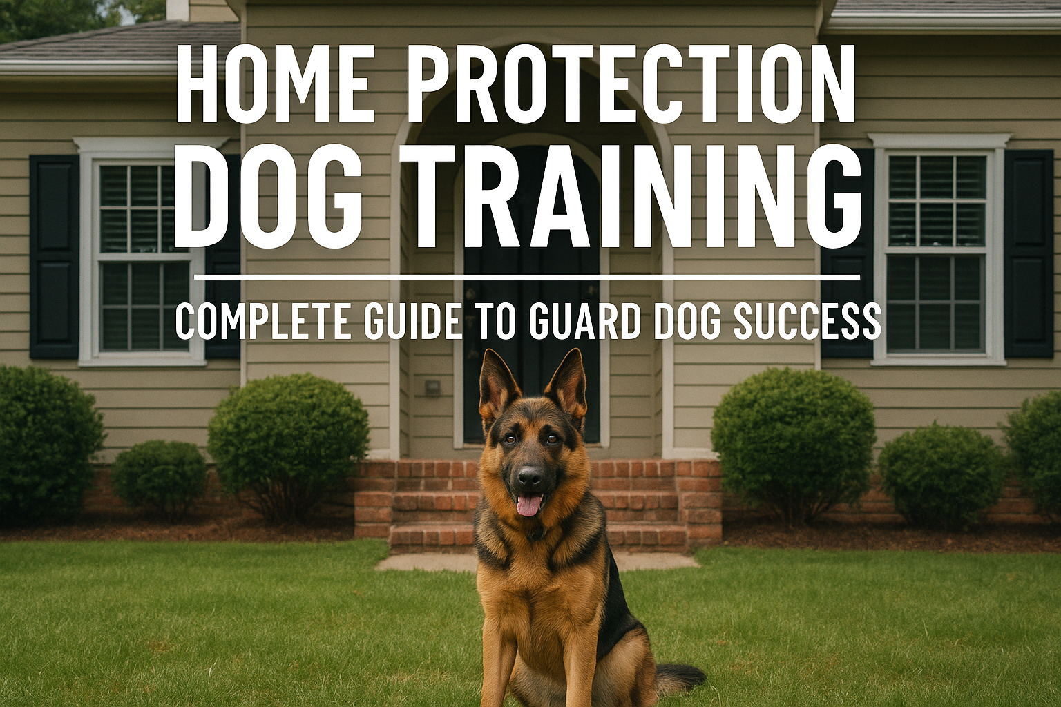 Home Protection Dog Training: Complete Guide to Guard Dog Success