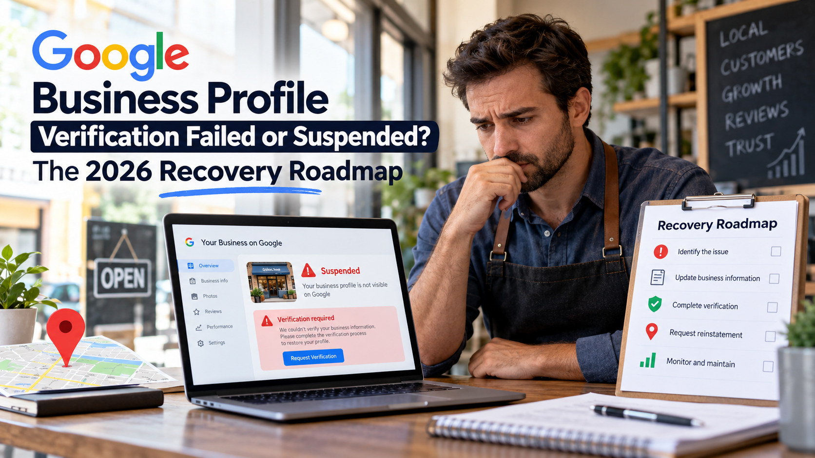 Google Business Profile Verification Failed or Suspended? The 2026 Recovery Roadmap